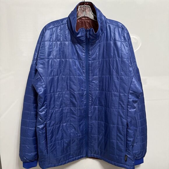 Cotopaxi XL Kusa Jacket Full Zip Parka Reversible Blue Maroon Mens Quilted NWOT - Picture 2 of 10